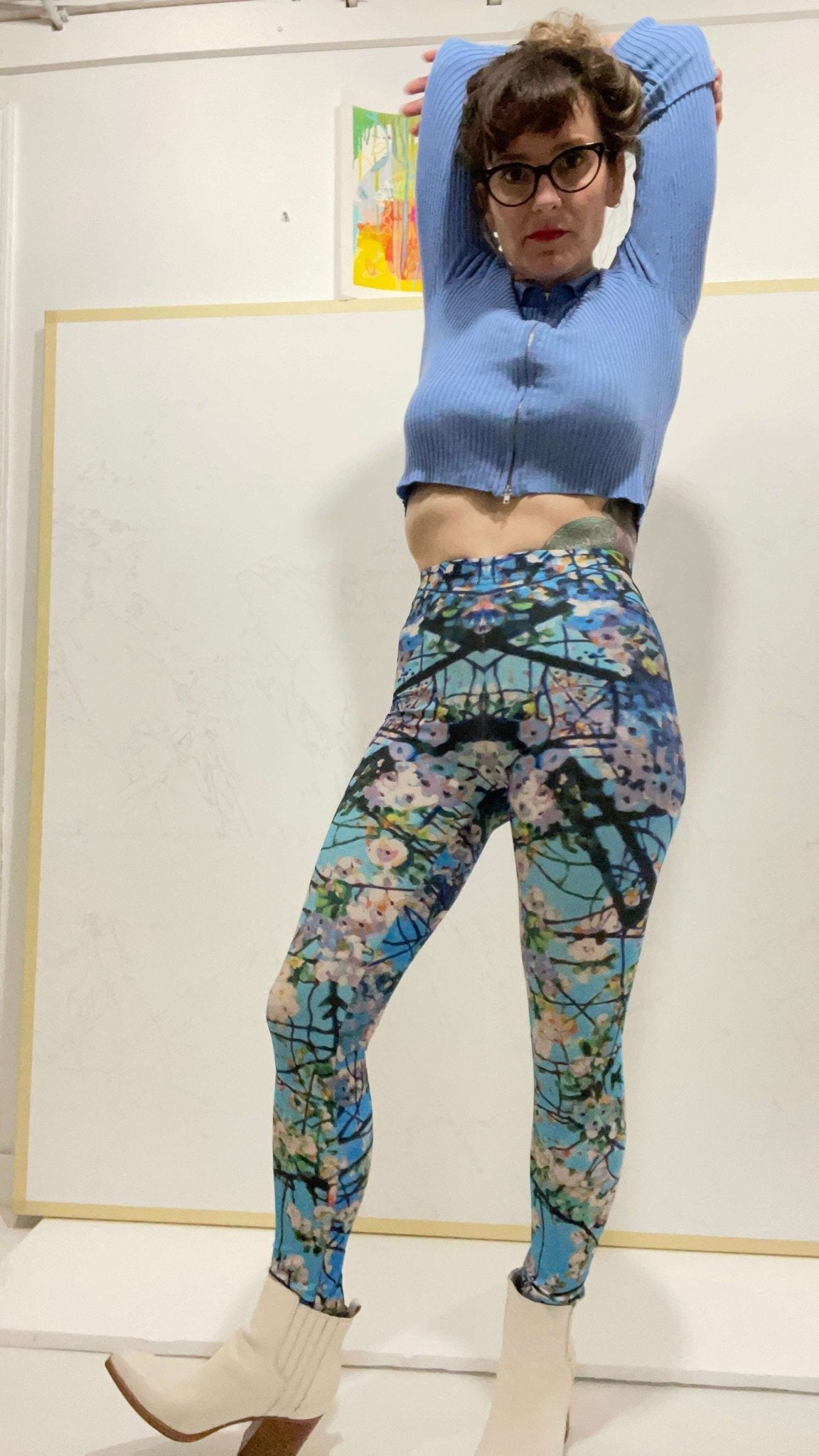 Artist Series Blossom Everywhere Legging - TheTechMargin NoRules Shop - Artist Series Blossom Everywhere Legging