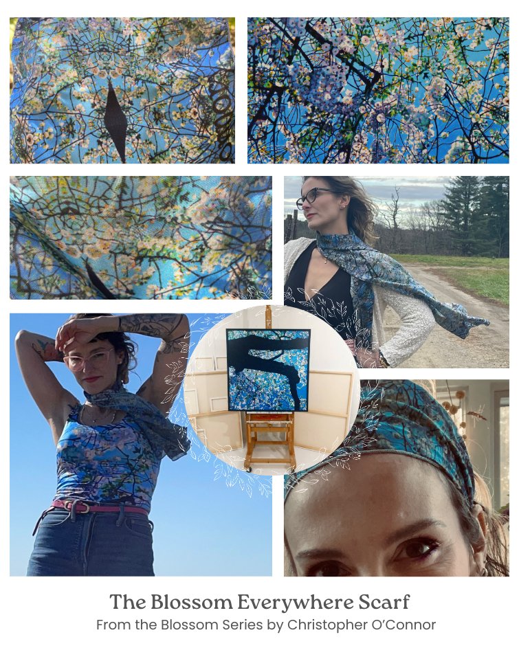 Blossom Everywhere Scarf - TheTechMargin Shop - Blossom Everywhere Scarf