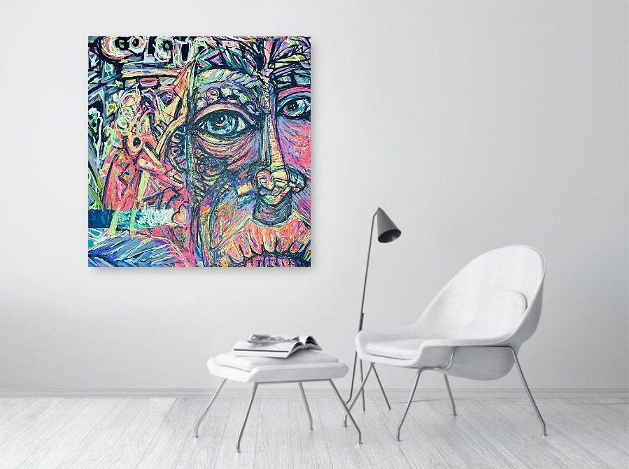 Limited Edition Print "Selfie" by BinaryLady - TheTechMargin Shop - Limited Edition Print "Selfie" by BinaryLady