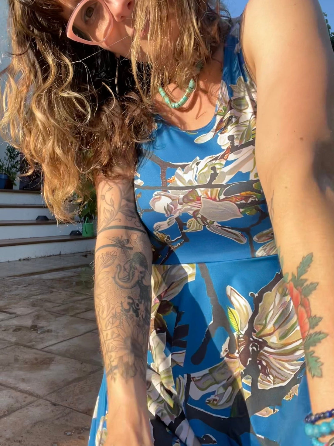 Magnolia Series Art Lovers Dress - Wear it With a Sweater & Boots for Fall All Over Prints TheTechMargin NoRules Shop